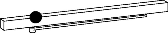 DORMAKABA canale di scorrimento G-EMF per TS 93 argento ( 3000207500 )