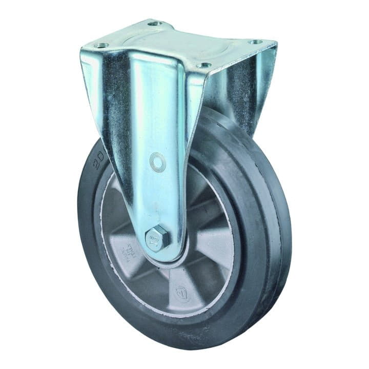 BS ROLLEN Schwerlast-Bockrolle Rad-Ø 125 mm Tragfähigkeit 220 kg ( 3000275483 )