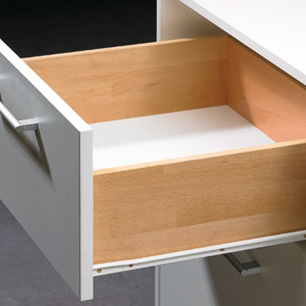 Guía de rodillos HETTICH FR 402 con Stop Control acero blanco ( 3000271403 )