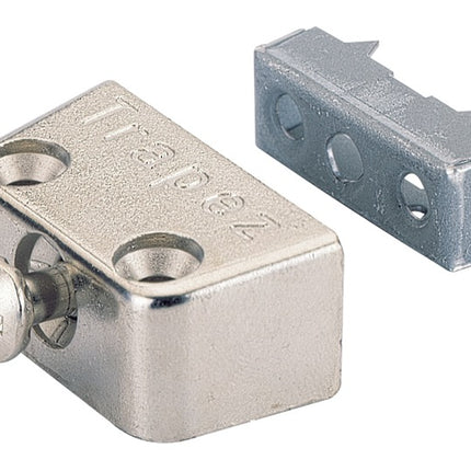 Conector de cuerpo HETTICH TZ 4 de zinc fundido a presión niquelado ( 3000271996 )