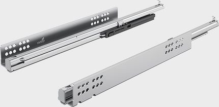 HETTICH Quadro V6 full-extension runner with Silent System galvanised steel ( 3000271486 )