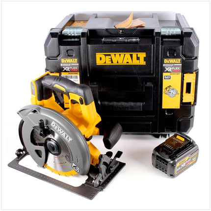 DeWalt DCS 575 Akku Handkreissäge FlexVolt 54 V 190 mm Brushless + 1x Akku 6,0 Ah + T-STAK - ohne Ladegerät - Toolbrothers
