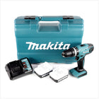 Makita HP 347 DX 100 14,4 V Akku Schlagbohrschrauber im Transportkoffer mit 74 tlg. Zubehör + 2x 1,3 Ah Akkus und DC 18 WA Ladegerät - Toolbrothers