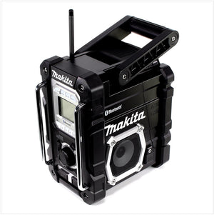 Makita DMR 108 B Akku Baustellenradio 7,2 - 18 V AM FM AUX Bluetooth schwarz Solo - ohne Akku, ohne Ladegerät