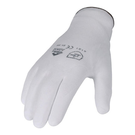 Guantes ASATEX talla 8 blanco ( 4000371247 )