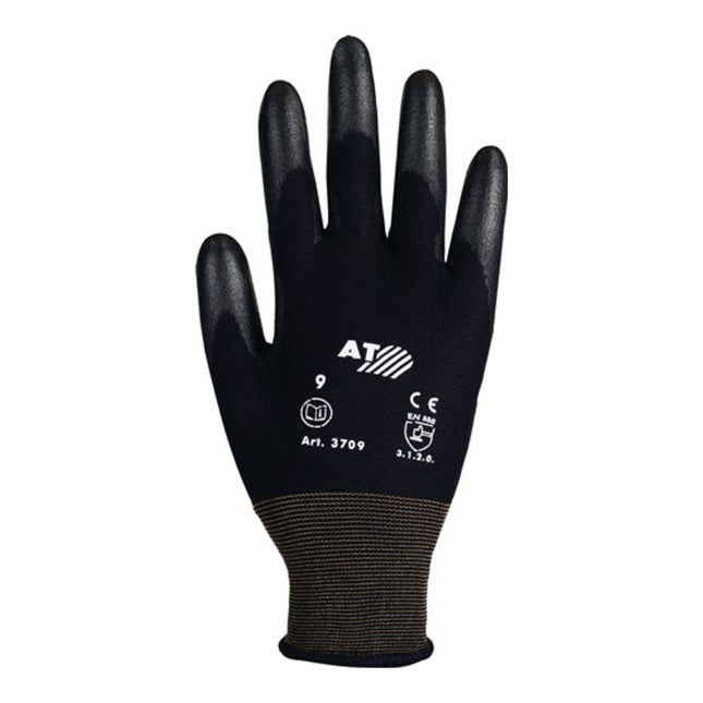 ASATEX gloves size 7 black ( 4000371154 )