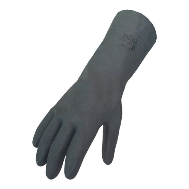 ASATEX chemical gloves size 8 black ( 4000371360 )