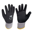 Guantes ASATEX Hit Flex V talla 10 negro/gris ( 4000371036 )