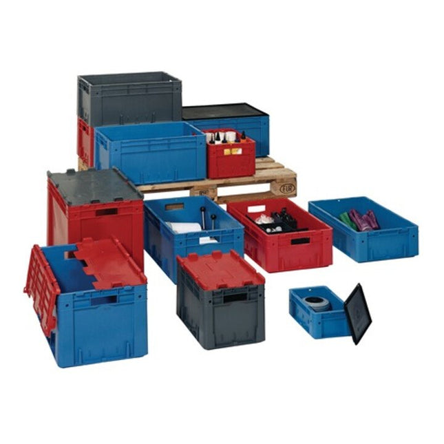 Contenitore impilabile per il trasporto LA-KA-PE L600xL400xH210mm ( 9000446027 )