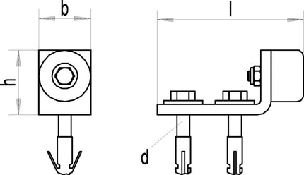 HELM Torpuffer 360 Stahl verzinkt, gelb ( 3000255848 )