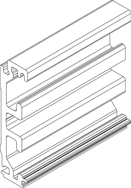 GEZE Zargenausgleichsprofil Wandmontage Aluminium EV1 3000255377  1 - toolbrothers