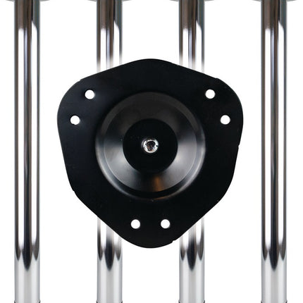 BMB Tischbein-Set Edelstahl-Effekt 60 mm Höhe 710 mm ( 3000273146 )