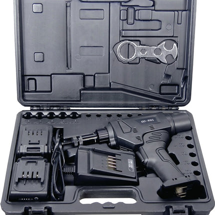 GOEBEL Akkublindnietmutternsetzgerät GO-RN1 16-teilig 18.000 N ( 4000813141 )