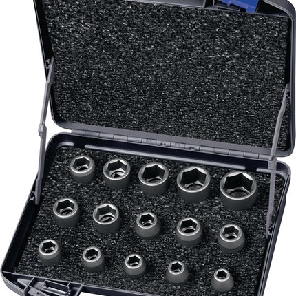 ASW Kraftsteckschlüsselsatz 720 KS 15 OL 15-teilig 1/2 ″ ( 4000820988 )