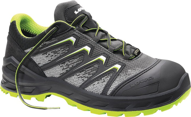 LOWA safety shoe Larrox Work GTX grey Lo size 44 grey/green ( 8000468869 )