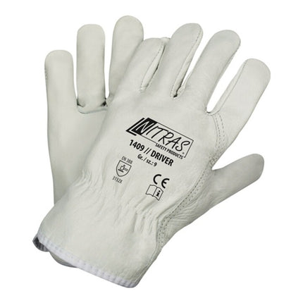 Guantes NITRAS Driver talla 10 gris ( 4000371675 )