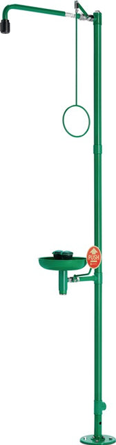 B SAFETY Notdusche ClassicLine mit Augendusche mit Auffangbecken 4000387004  1 - toolbrothers