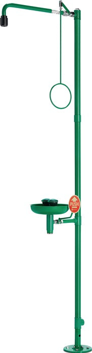 B SAFETY Notdusche ClassicLine mit Augendusche mit Auffangbecken 4000387004  1 - toolbrothers