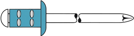 GESIPA Blindniet PolyGrip® Nietschaft d x l 3,2 x 8 mm ( 4000813624 )