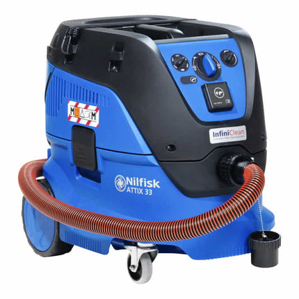 Aspiratore di sicurezza NILFISK ATTIX 33-2M IC BG Bau 1400 W 4500 l/min 250 mbar ( 4000897234 )