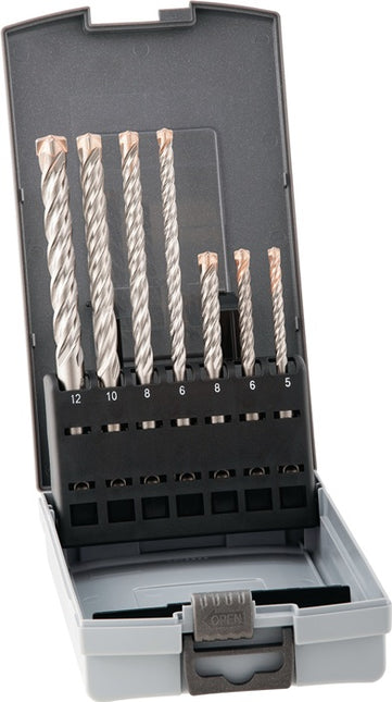 ALPEN FORCE X Juego de martillos perforadores de 7 piezas X SDS-plus ( 8000671164 )