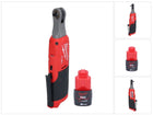 Milwaukee M12 FHIR14-201 Clé à cliquet sans fil 12 V 47 Nm 1/4
