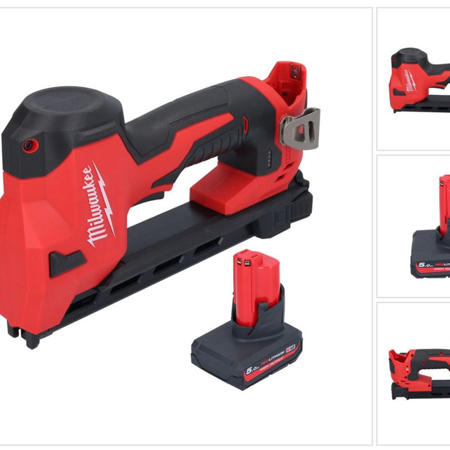 Milwaukee M12 BCST-501 tachuela sin cable 12 V 19 x 25,4 mm + 1x batería recargable 5,0 Ah - sin cargador