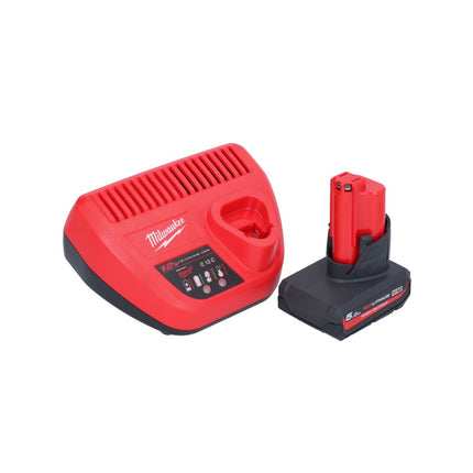 Milwaukee M12 BCST-501 Akku Tacker 12 V 19 x 25,4 mm + 1x Akku 5,0 Ah + Ladegerät