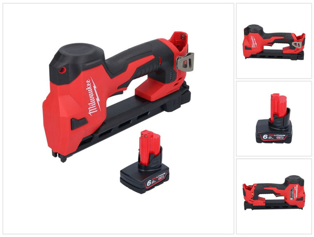 Milwaukee M12 BCST-601 tachuela sin cable 12 V 19 x 25,4 mm + 1x batería recargable 6,0 Ah - sin cargador