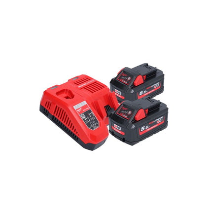 Bomba de trasvase a batería Milwaukee M18 BTP-552 18 V 1817 l/h + 2x baterías 5,5 Ah + cargador