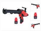 Milwaukee M12 PCG/310-201 Prensa de cartuchos con batería 12 V 310 ml + 1 batería 2,0 Ah - sin cargador