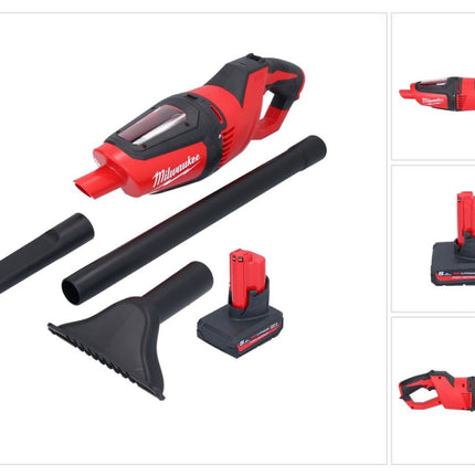 Odkurzacz akumulatorowy Milwaukee M12 HV-501 12 V + 1x akumulator 5,0 Ah - bez ładowarki
