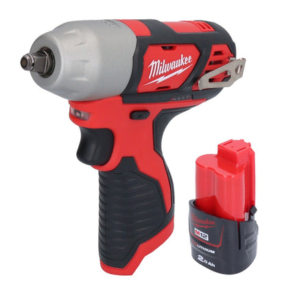 Milwaukee M12 BIW38-201 cordless impact wrench 12 V 135 Nm 3/8" + 1x rechargeable battery 2.0 Ah - without charger