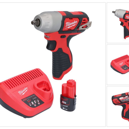 Milwaukee M12 BIW38-201 Akku Schlagschrauber 12 V 135 Nm 3/8˝ + 1x Akku 2,0 Ah + Ladegerät