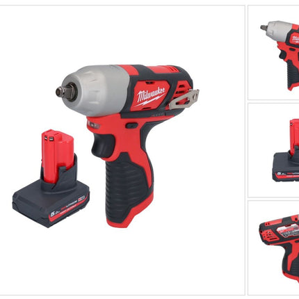 Milwaukee M12 BIW38-501 Akku Schlagschrauber 12 V 135 Nm 3/8˝ + 1x Akku 5,0 Ah - ohne Ladegerät