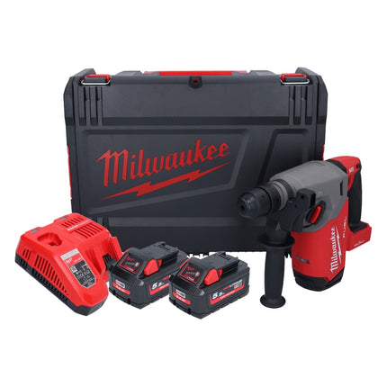 Milwaukee M18 ONEFHX-552X Cordless combi hammer 18 V 2.5 J SDS-Plus ( 4933478504 ) Brushless + 2x battery 5.5 Ah + charger + HD box