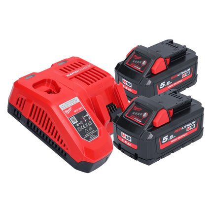 Milwaukee M18 ONEFHX-552X Cordless combi hammer 18 V 2.5 J SDS-Plus ( 4933478504 ) Brushless + 2x battery 5.5 Ah + charger + HD box