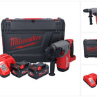 Milwaukee M18 ONEFHX-802X Akku Kombihammer 18 V 2,5 J SDS-Plus Brushless + 2x Akku 8,0 Ah + Ladegerät + HD-Box