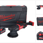 Milwaukee M18 FROP21-551X Akku Exzenter Polierer 18 V 150 mm Brushless + 1x Akku 5,5 Ah + HD-Box - ohne Ladegerät
