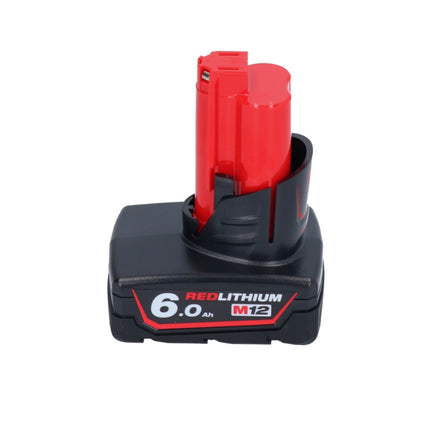 Milwaukee M12 FTB-601 Cordless Tyre Rougher 12 V 7/16" Hex Brushless + 1x battery 6.0 Ah - without charger