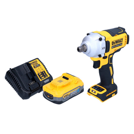 Llave de impacto sin cable DeWalt DCF 892 H1 18 V 812 Nm 1/2" sin escobillas + 1x batería Powerstack 5,0 Ah + cargador