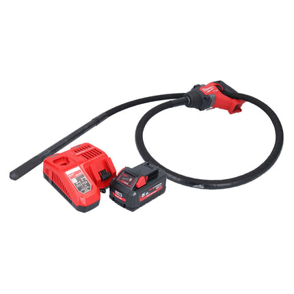 Milwaukee M18 FCVN24-551 Akku Betonrüttler 18 V 2,4 m Brushless ( 4933479600 ) + 1x Akku 5,5 Ah + Ladegerät