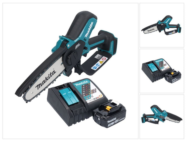 Makita DUC 150 RF01 Motosierra sin cable 18 V 15 cm sin escobillas + 1x batería 3.0 Ah + cargador