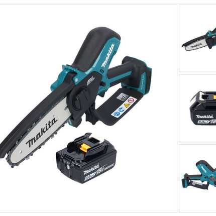 Makita DUC 150 G01 Motosierra sin cable 18 V 15 cm sin escobillas + 1x batería 6,0 Ah - sin cargador