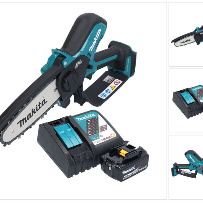 Makita DUC 150 RG01 Motosega a batteria 18 V 15 cm brushless + 1x batteria 6,0 Ah + caricabatteria