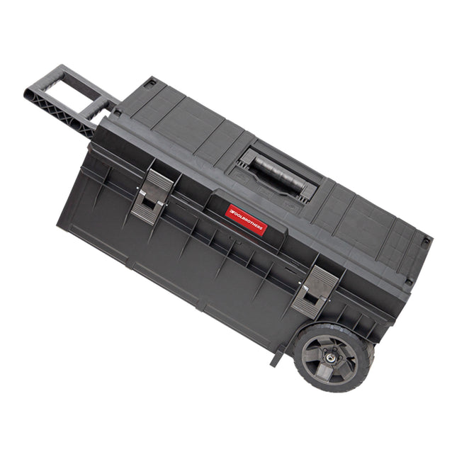 Toolbrothers RHINO XXL Trolley ECO Longer Basic 50 l IP66 Werkzeugkiste mit Laufrädern auf Metallachse und Doppelteleskopgriff