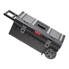 Toolbrothers RHINO XXL Trolley ECO Longer Work+ 50 l IP66 Werkzeugkiste mit Laufrädern auf Metallachse und Doppelteleskopgriff