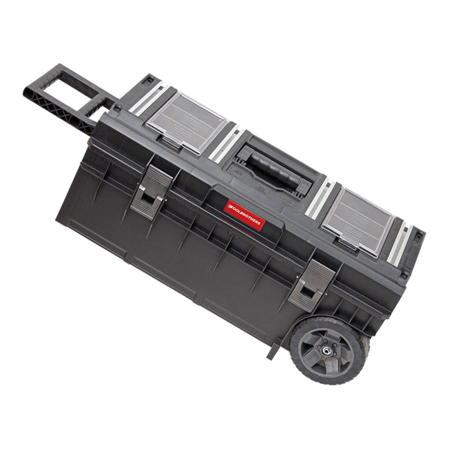 Toolbrothers RHINO XXL Trolley ECO Longer Work+ 50 l IP66 toolbox with wheels on metal axle and double telescopic handle