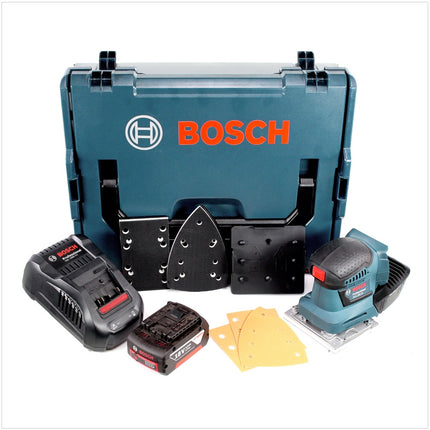Bosch GSS 18V-10 Akku Schwingschleifer 18V + 1x Akku 3,0Ah + Ladegerät + L-Boxx - Toolbrothers