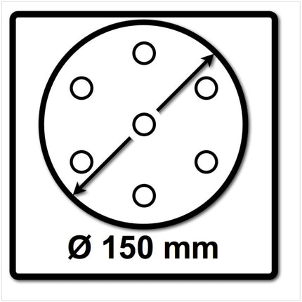 Bosch SIA Scheibe Keramik Schleifnetz 7500 150 mm Körnung P180 50 Stück ( F03E006892 ) - Toolbrothers